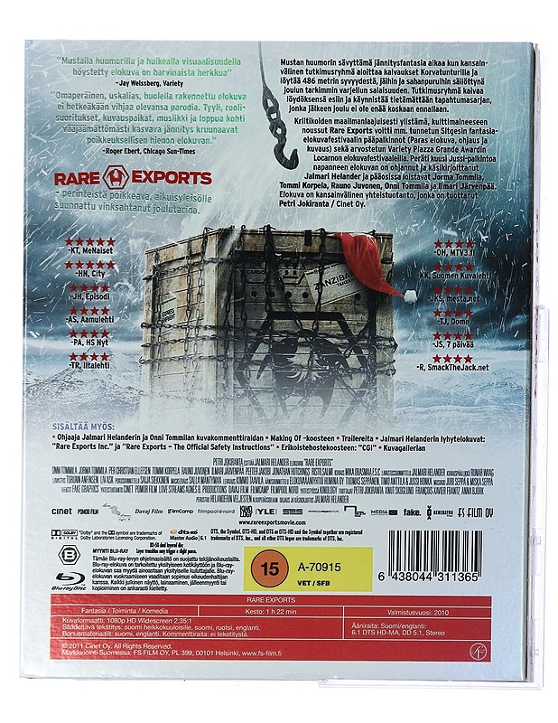 Rare Exports - Blu-Ray - Joulutuotteet - 10105429435 - 1