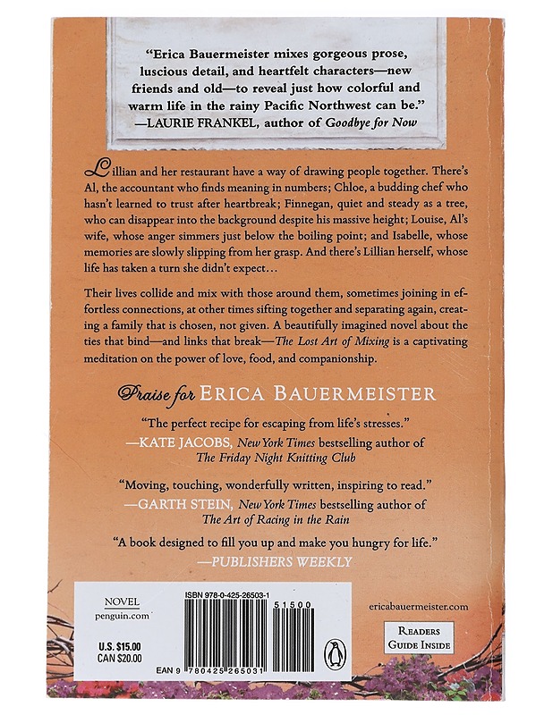 The lost art of mixing - Erica Bauermeister - Romaanit ja novellit - 10105429440 - 1