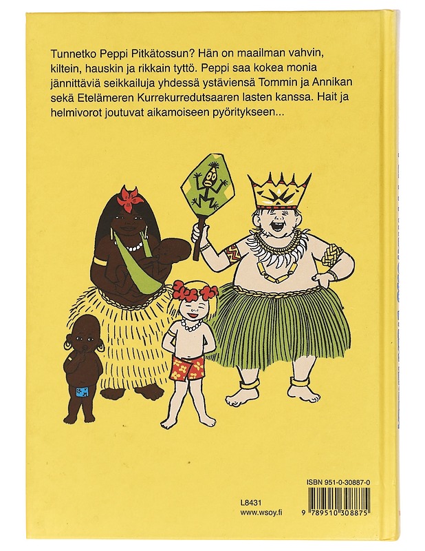 Peppi Pitkätossu Etelämerellä - Lindgren, Astrid - Lastenkirjat - 10105429441 - 1