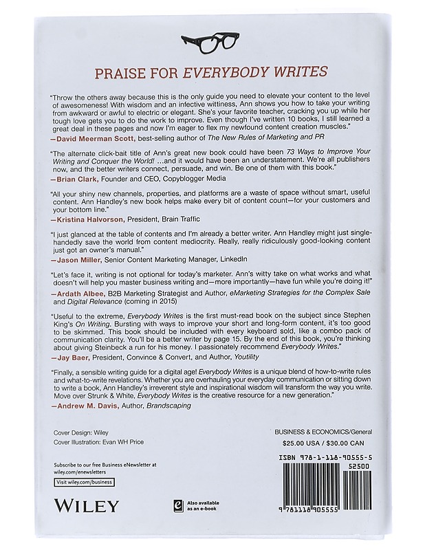 Everybody writes : your go-to guide to creating ridiculously good content - Ann Handley - Tietokirjat ja oppaat - 10105429442 - 1