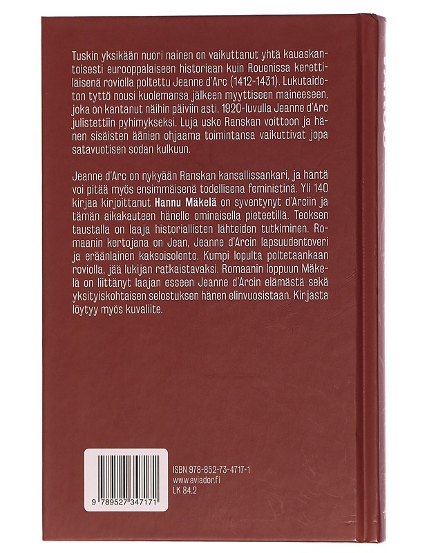 Varjo : Jeanne d'Arcin lyhyt, toiveikas elämä - Hannu Mäkelä - Romaanit ja novellit - 10105429453 - 1