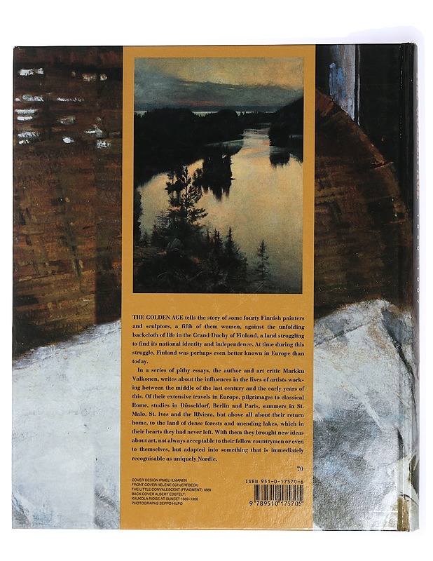 The golden age : Finnish art 1850-1907 - Valkonen, Markku - Historiakirjat - 10105429458 - 1