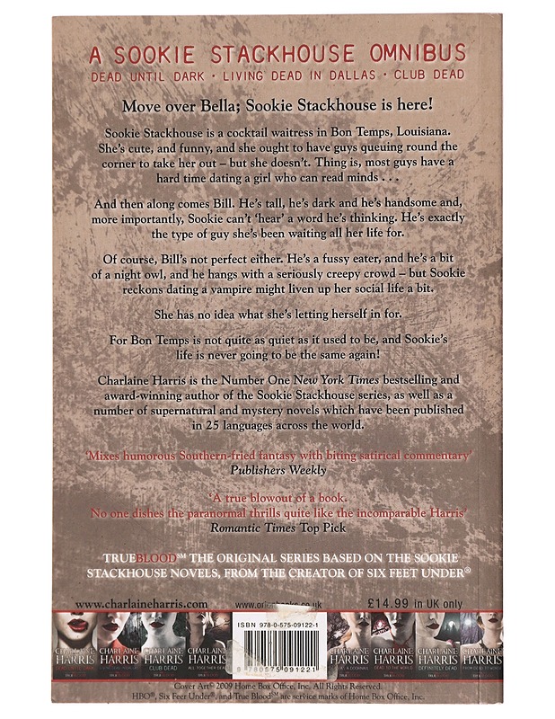 True blood omnibus : Dead until dark, Living dead in Dallas, Club dead - Charlaine Harris - Romaanit ja novellit - 10105429463 - 1