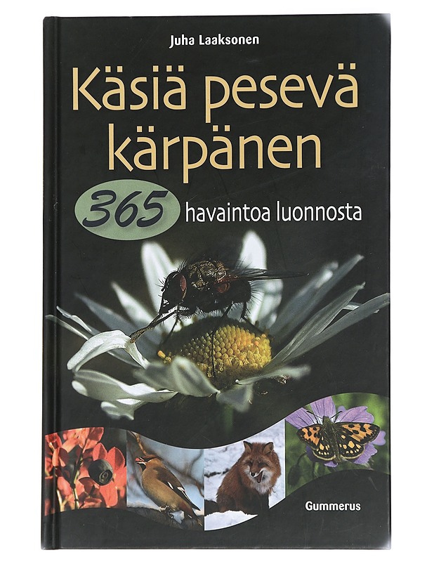 Käsiä pesevä kärpänen : 365 havaintoa luonnosta - Laaksonen, Juha - Tietokirjat ja oppaat - 10105429470 - 0