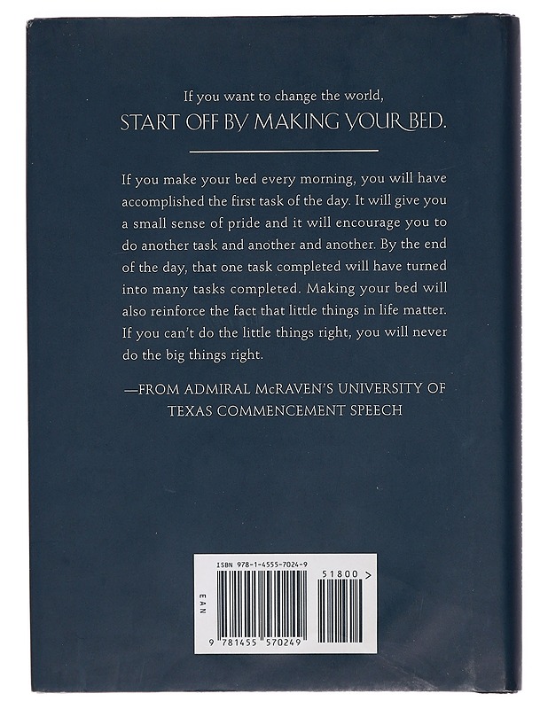 Make your bed - William H. McRaven - Tietokirjat ja oppaat - 10105429471 - 1
