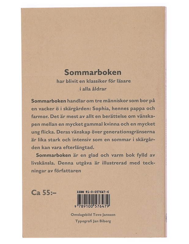 Sommarboken - Jansson, Tove - Romaanit ja novellit - 10105429480 - 1