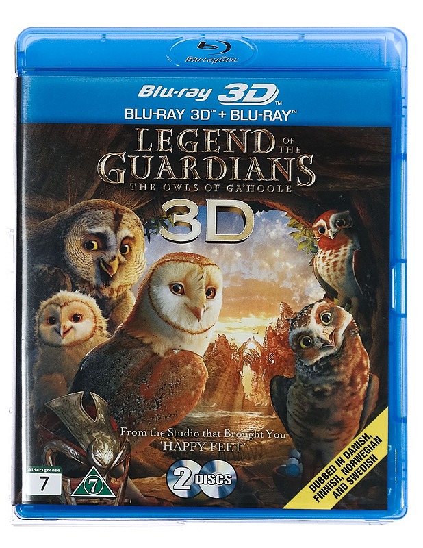 Legend of the Guardians: The Owls of Ga'Hoole - Blu-Ray - Blu-ray-levyt - 10105429488 - 0