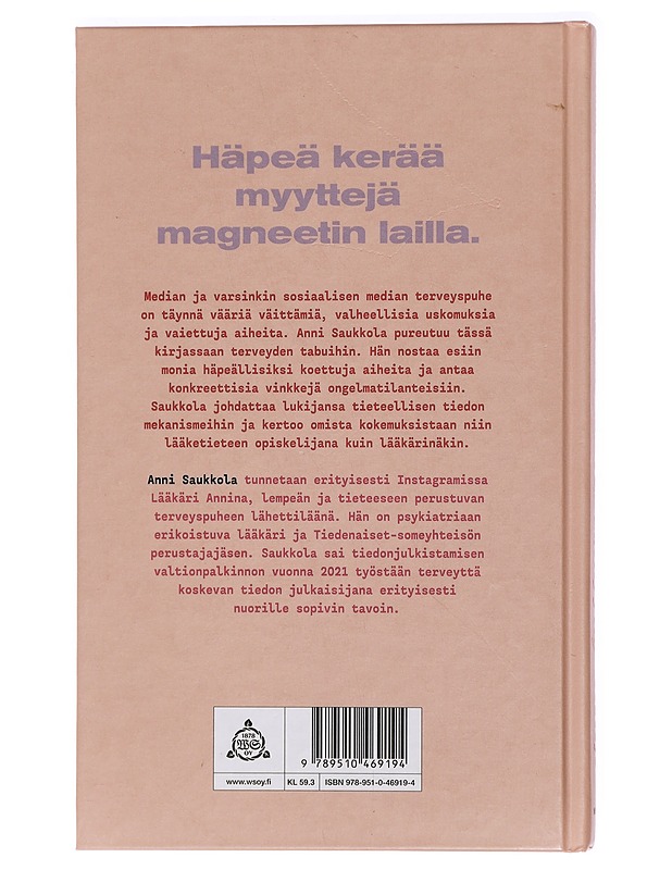 Lääkäri Anni : Tabut, myytit ja terveys - Anni Saukkola - Tietokirjat ja oppaat - 10105429501 - 1
