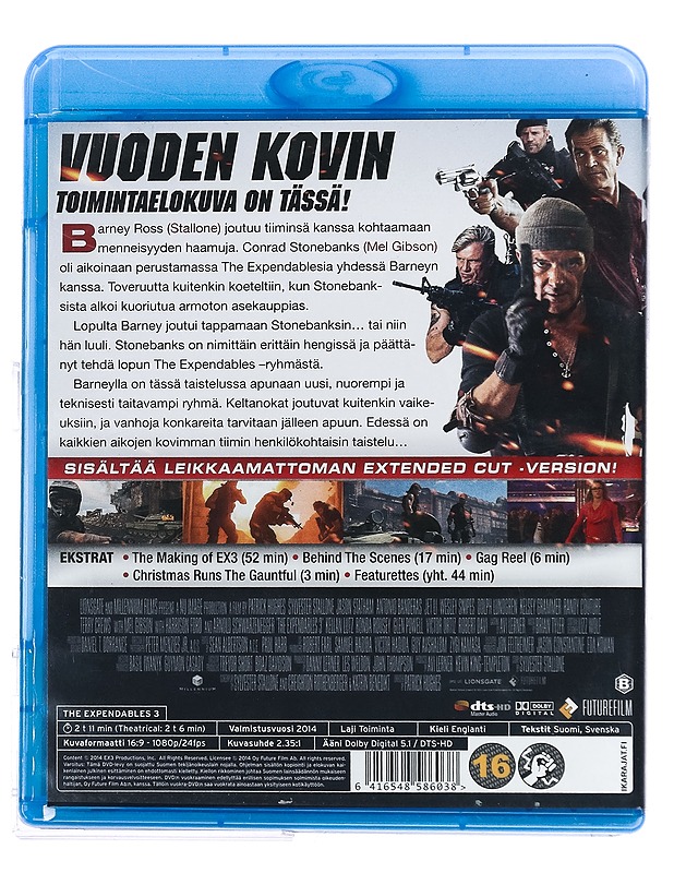 The Expendables 3 - Blu - Ray - Blu-ray-levyt - 10105429513 - 1
