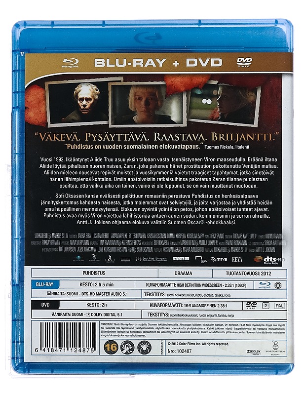 Puhdistus - Blu-Ray + DVD - Blu-ray-levyt - 10105429528 - 1