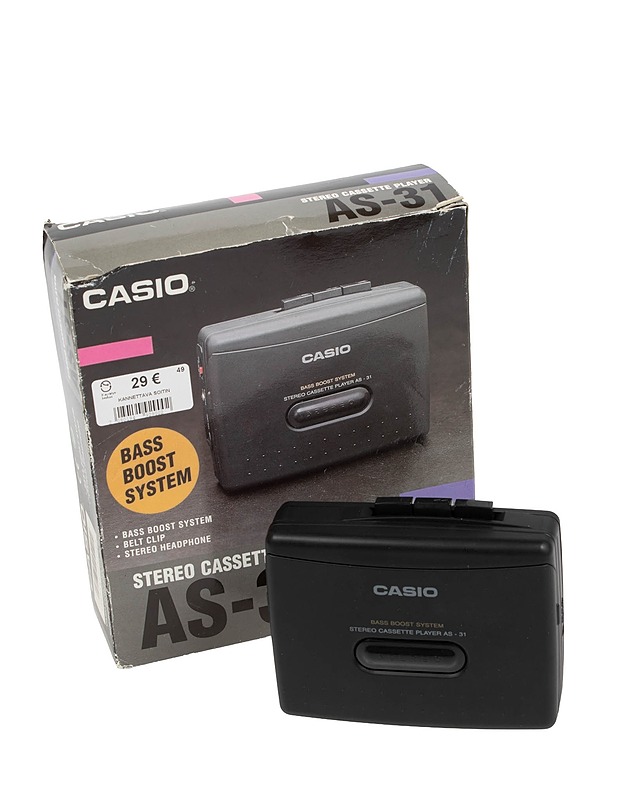 CASIO AS-31 stereo kasettisoitin - Soittimet - 10105429557 - 0