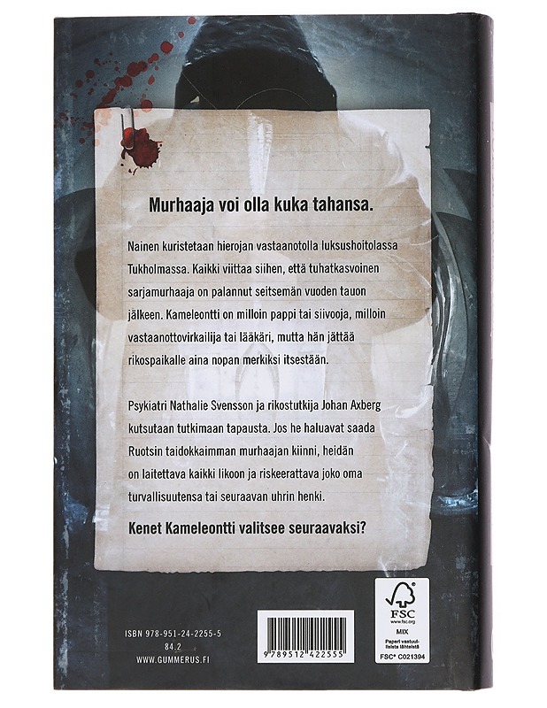 Kameleontti - Moström, Jonas - Jännitys ja dekkarit - 10105429571 - 1