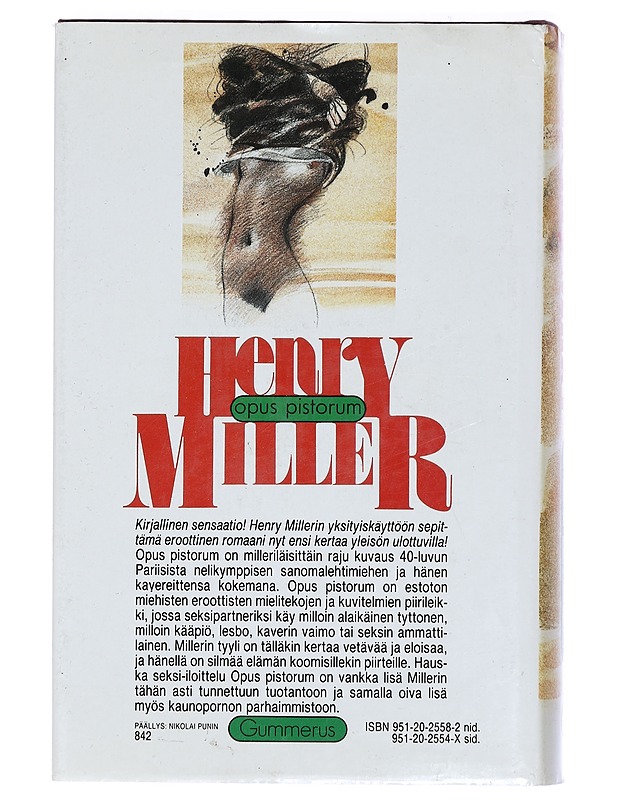 Opus pistorum - Miller, Henry - Romaanit ja novellit - 10105429588 - 1