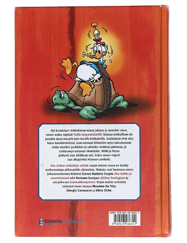 Akun Ankan taskukirja esittää: Teillä tietymättömillä - Hurme, Jenni - Sarjakuvat - 10105429640 - 1