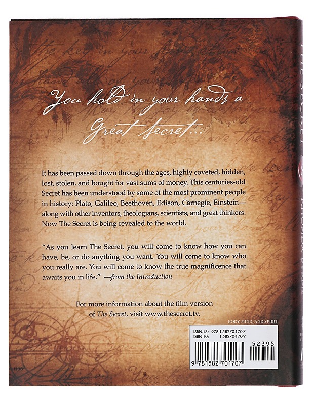The Secret - Rhonda Byrne - Romaanit ja novellit - 10105429662 - 1