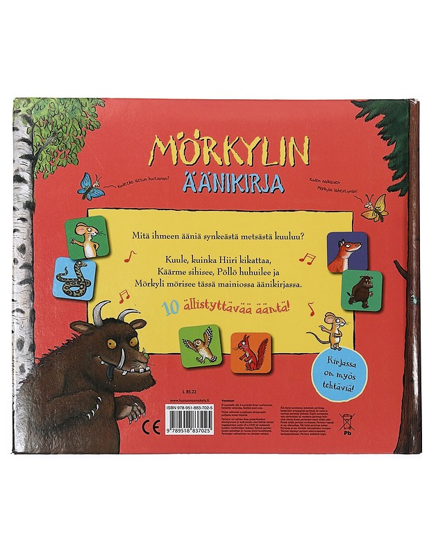 Mörkylin äänikirja - Donaldson, Julia - Lastenkirjat - 10105429684 - 1