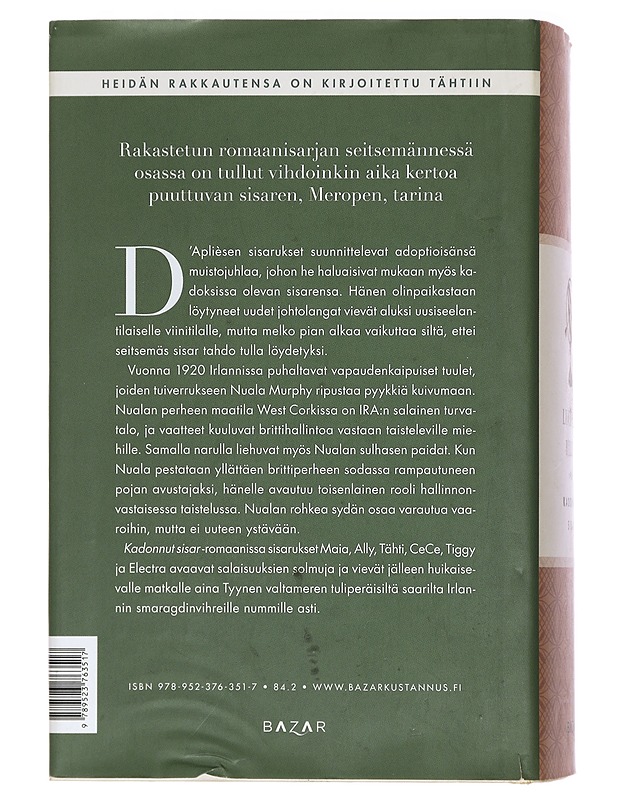 Kuun sisar : Tiggyn tarina - Riley, Lucinda - Romaanit ja novellit - 10105429708 - 1