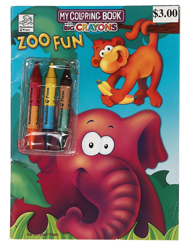 Zoo fun : My Coloring book with Big Crayons - Lastenkirjat - 10105429748 - 0