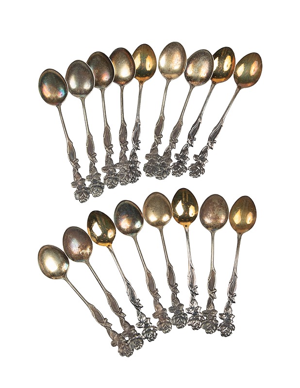 ALPAKKA ruusulusikat, 17 kpl - Aterimet - 10105429755 - 0