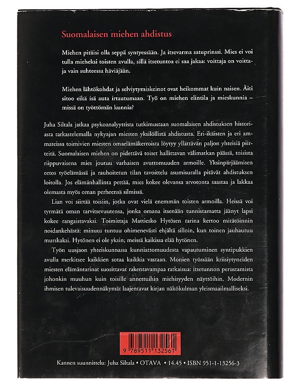 Miehen kunnia : modernin miehen taistelu häpeää vastaan - Juha Siltala - Tietokirjat ja oppaat - 10105429757 - 1