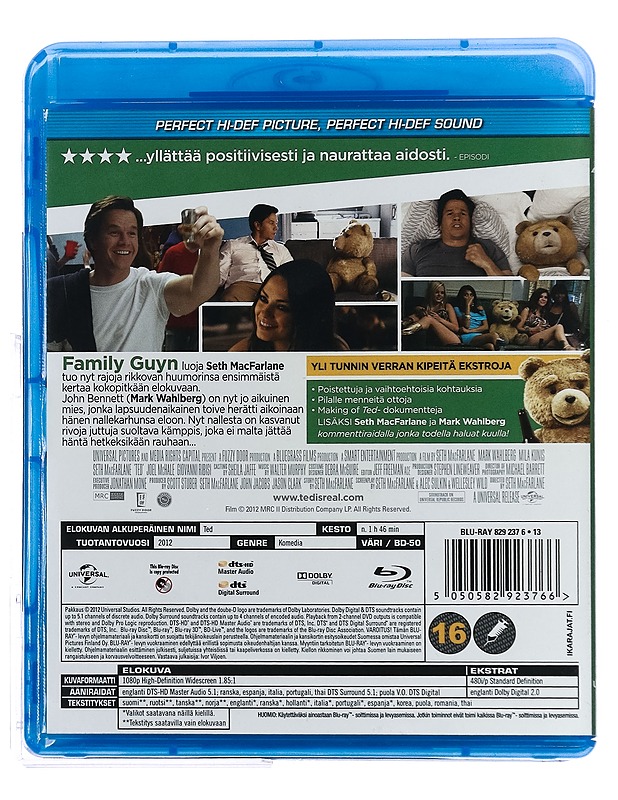 Ted - Blu-Ray - Blu-ray-levyt - 10105429768 - 1
