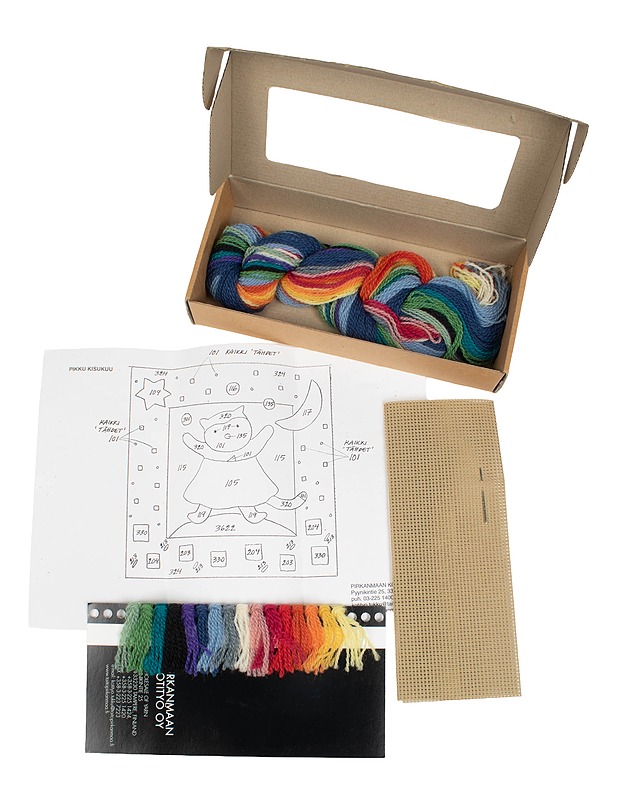 Pikku Kisukuu kirjontatarvikepaketti - Käsityö - 10105429795 - 1