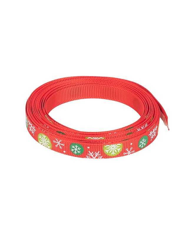 Jouluinen lumihiutale-koristenauha, 4 m - 1 pussi - Joulutuotteet - 10105429812 - 1