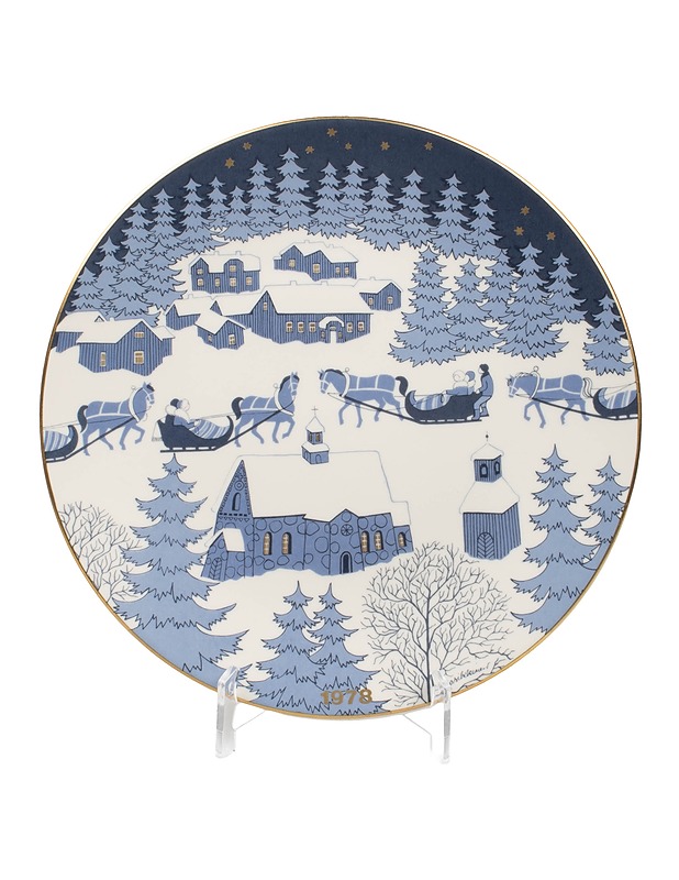 ARABIA Joululautanen 1978 seinälautanen - Designsuosikit - 10105429814 - 0