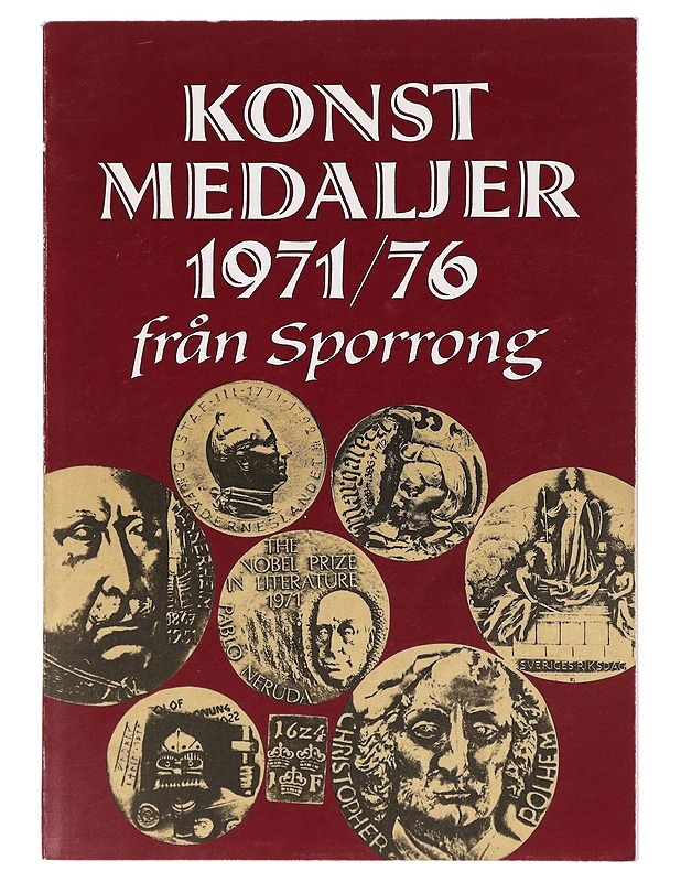 Konstmedaljer 1971/76 från Sporrong - Tietokirjat ja oppaat - 10105429818 - 0