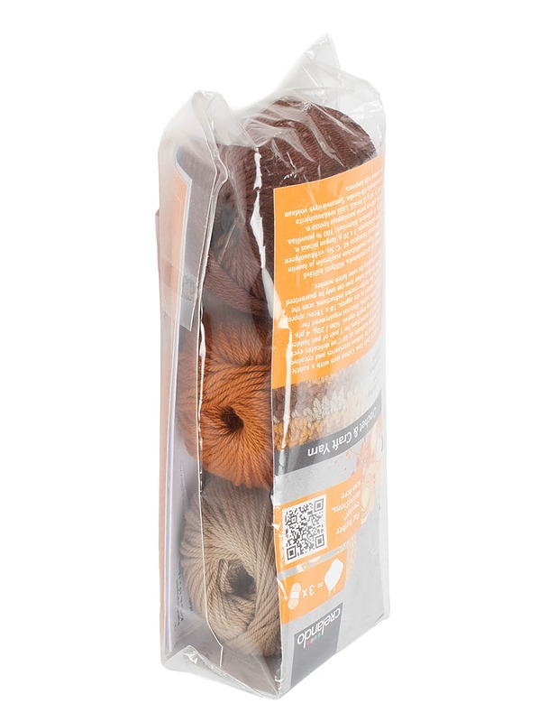 CRELANDO käsityö/virkkauslanka, 3 kpl - Käsityö - 10105429817 - 2