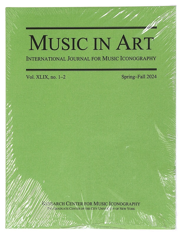 Music in art : Vol. XLIX, no. 1-2 - Zdravko Blazekovic - Historiakirjat - 10105429832 - 0