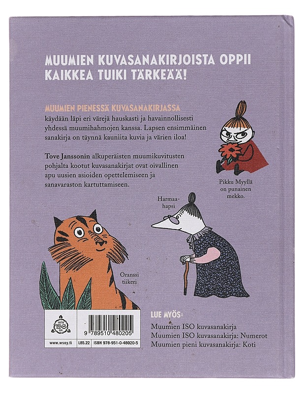 Muumien pieni kuvasanakirja : värit - Jansson, Tove - Lastenkirjat - 10105429831 - 1
