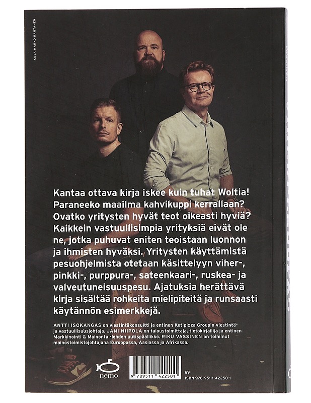 Viherpesuopas : miten merkitys muuttuu markkinoinniksi - Isokangas, Antti - Tietokirjat ja oppaat - 10105429841 - 1