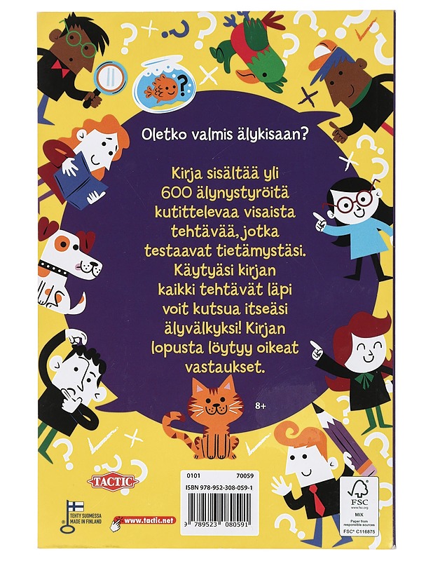 Nokkelien lasten Älykisa (Quiz Book for Clever kids) - Lastenpyörät - 10105429848 - 1