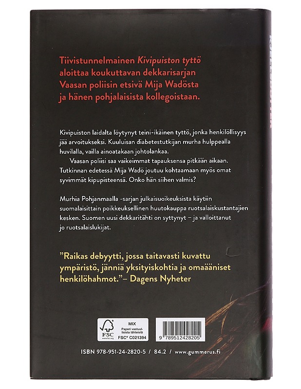 Kivipuiston tyttö - Kjellsdotter, Nilla - Jännitys ja dekkarit - 10105429855 - 1