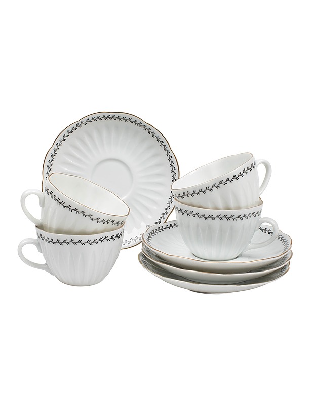 ARABIA Varpu kahvikuppi ja tassi, 4 paria - Designsuosikit - 10105429887 - 0