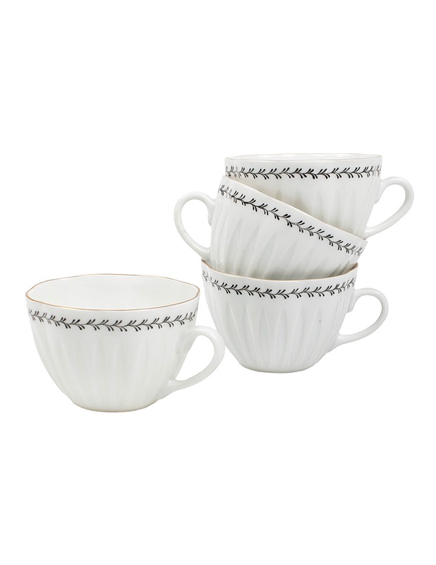 ARABIA Varpu kahvikuppi ja tassi, 4 paria - Designsuosikit - 10105429887 - 3