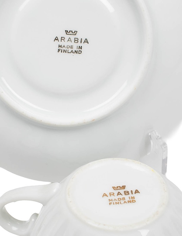 ARABIA Varpu kahvikuppi ja tassi, 4 paria - Designsuosikit - 10105429887 - 4