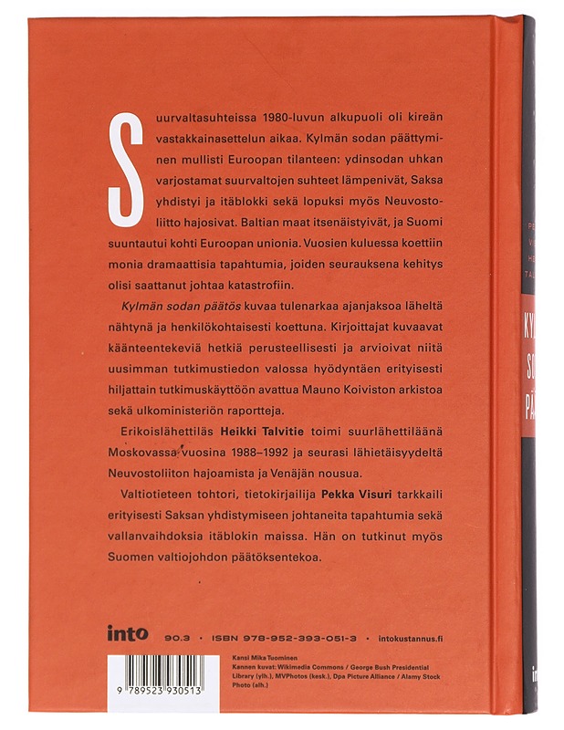 Kylmän sodan päätös : draamaa Helsingissä, Moskovassa ja Berliinissä - Visuri, Pekka - Tietokirjat ja oppaat - 10105429879 - 1