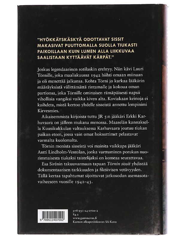 Törnin sissit - Esa Sirén - Romaanit ja novellit - 10105430018 - 1