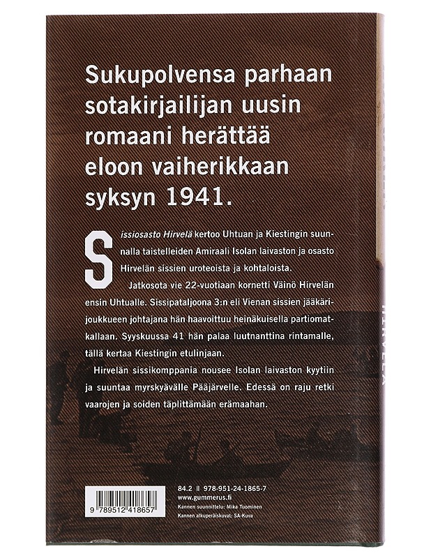 Sissiosasto Hirvelä - Esa Sirén - Romaanit ja novellit - 10105430025 - 1