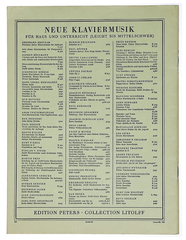 Meister für die Jugend Klavier zu 2 Händen - Niemann, Walter - Musiikki- ja elokuvakirjat - 10105430023 - 1