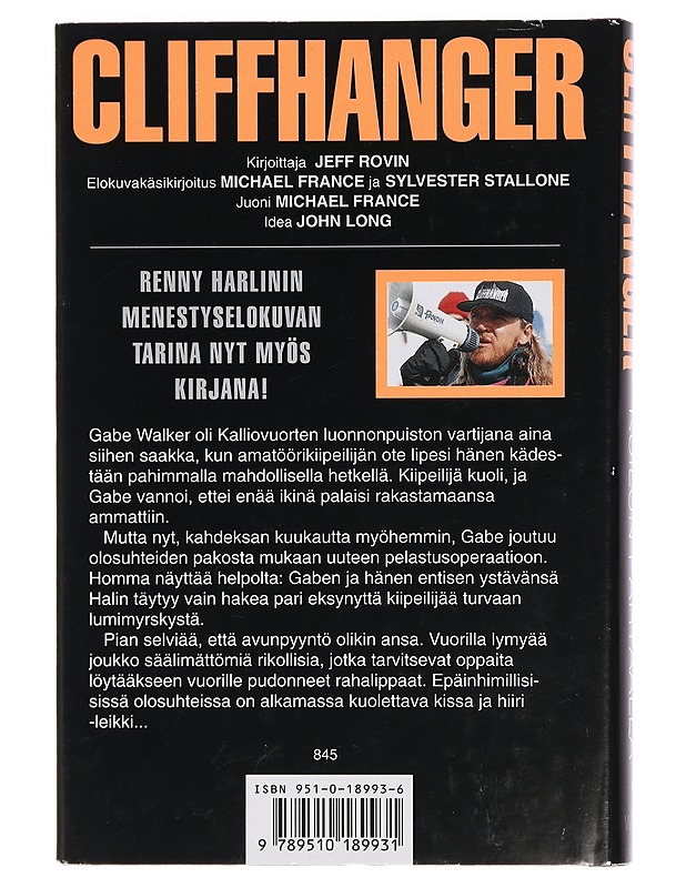 Kuilun partaalla = Cliffhanger - Rovin, Jeff - Jännitys ja dekkarit - 10105430043 - 1