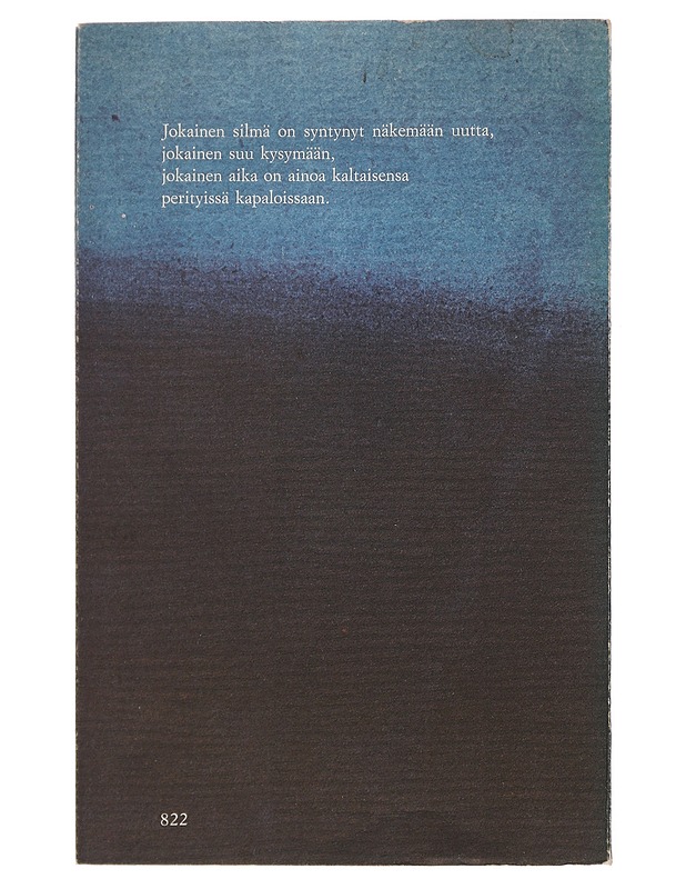 Vedenalainen silta : runoja - Eira Stenberg - Romaanit ja novellit - 10105430064 - 1