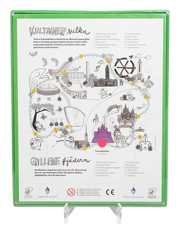 Kultainen sulka - Gyllene fjädern lautapeli - Lasten pelit - 10105430084 - 1