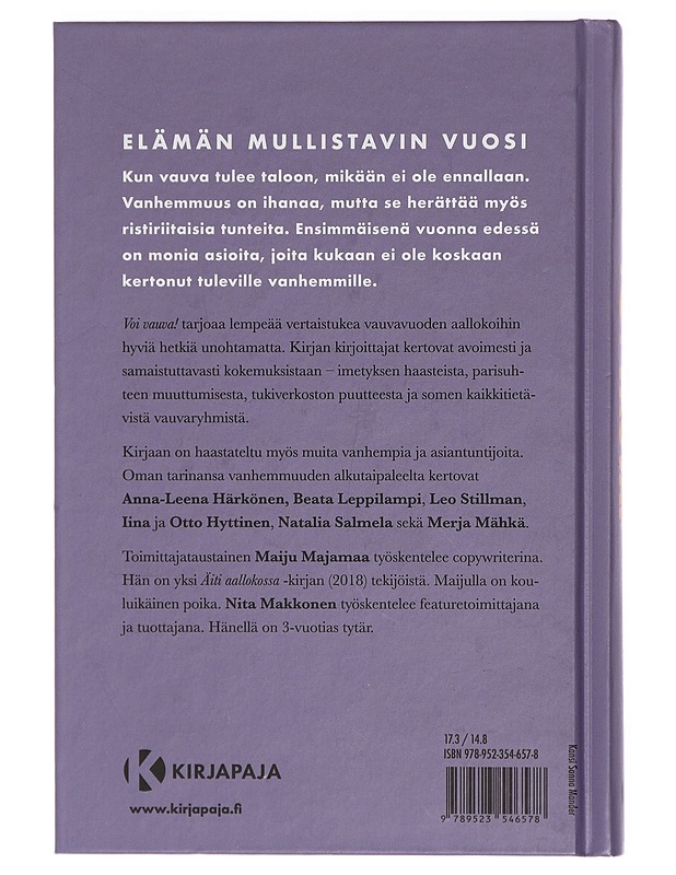 V[o]i vauva! : eka vuosi vanhempana ja kuinka siitä selvitään - Majamaa, Maiju - Tietokirjat ja oppaat - 10105430109 - 1