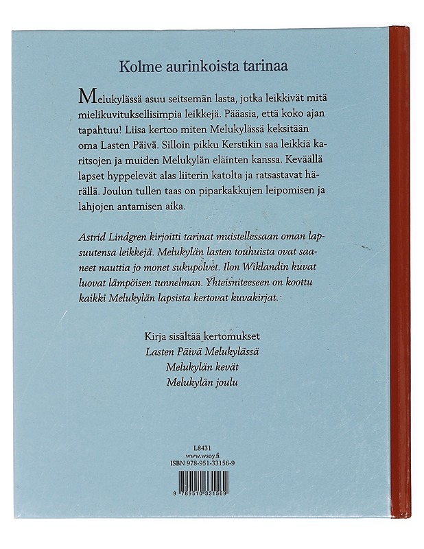 Melukylän lapset - Lindgren, Astrid - Lastenkirjat - 10105430152 - 1