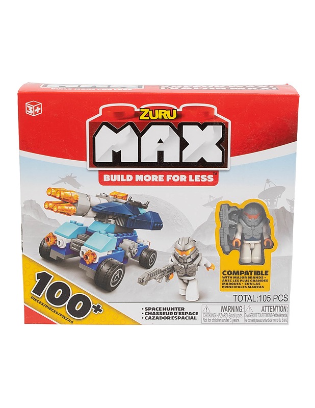 ZURU MAX Space Hunter rakennuspalikkasetti - Lasten lelut - 10105430191 - 0