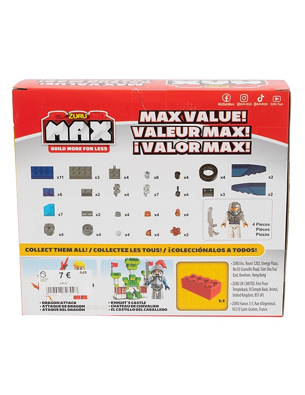 ZURU MAX Space Hunter rakennuspalikkasetti - Lasten lelut - 10105430191 - 1