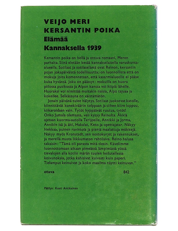 Kersantin poika - Meri, Veijo - Romaanit ja novellit - 10105430203 - 1